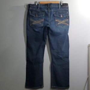 Rock & Republic jeans men's size 38" x 29"  NEIL straight jean embellish…